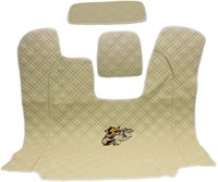 Motortunnel Scania beige genähtes Kunstleder