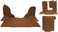 Engine cover and Floor mats DAF XF 105 Brown