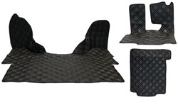 Motortunnel en Vloermatten DAF XF 105 Zwart