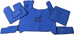 Engine cover and Floor mats MAN TGX 2020 Blue