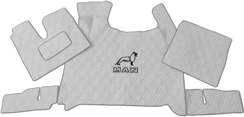 Engine cover and Floor mats MAN TGX 2020 White