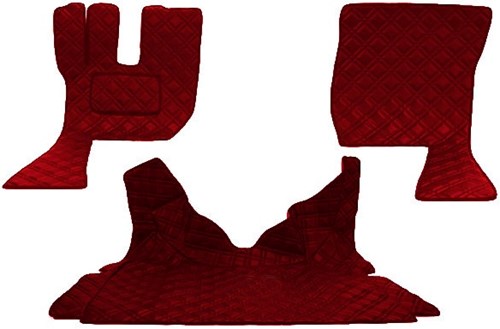Engine cover and Floor mats Volvo FH3 Bordeauxred