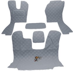 Motortunnel und Fußmatten Scania 4er Grau