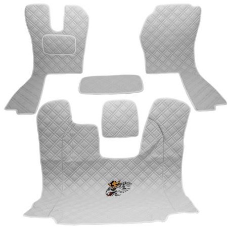 Engine cover and Floor mats Scania 4 Series White