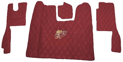 Motortunnel en Vloermatten Scania Next Gen R Bordeauxrood