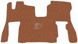 Motortunnel und Fußmatten Scania Next Gen S Braun