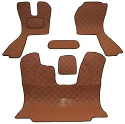 Engine cover and Floor mats Scania R1 2004 - 2009 Brown
