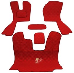 Motortunnel en Vloermatten Scania R2 2009 - 2013 Rood