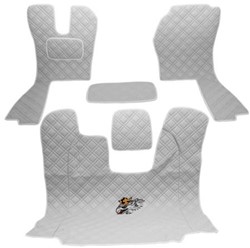 Engine cover and Floor mats Scania R2 2009 - 2013 White