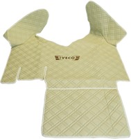 Engine cover Iveco Stralis / Hi-Way from 2013 beige stitched Skai