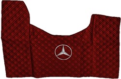 Motortunnel Mercedes MP2 / MP3 Hochtunnel bordeauxrot vernäht