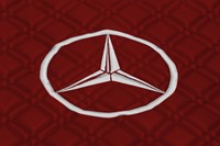 Motortunnel Mercedes MP2 / MP3 Hoge tunnel bordeauxrood gestikt-3