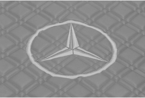Motortunnel und Fußmatten Mercedes MP2 / MP3 Flachboden grau abgesteppt-3
