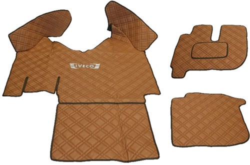 Engine cover and Floor mats Iveco Stralis from 2013 Brown