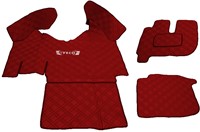 Motortunnel und Fußmatten Iveco Stralis ab 2013 Rot