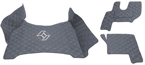 Motortunnel en Vloermatten Renault Premium tot 2006 Grijs