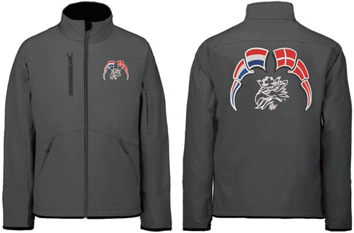 Softshell jacket Svempa with flags Netherlands - Denmark-2