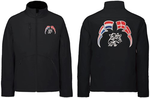 Softshelljacke Svempa mit Wimpel Niederlande - Dänemark