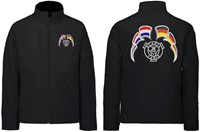 Softshelljacke Scania Vabis mit Wimpel Niederlande - Deutschland