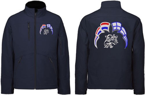 Softshell jacket Scania Svempa with flags Netherlands - Finland-3