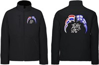 Softshell jacket Scania Svempa with flags Netherlands - Finland