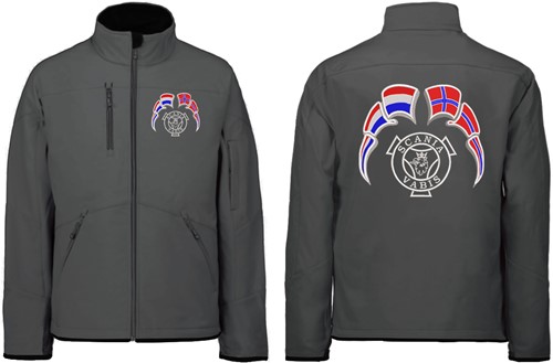 Softshell jas Scania Vabis met wimpels Nederland - Noorwegen-2