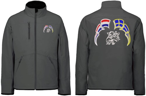 Softshell jacket Svempa with flags Netherlands - Sweden-2