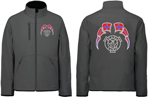 Softshell jas Scania Vabis met wimpels Noorwegen - Noorwegen-2