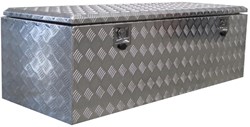 Aluminum checkerplate box - 1900x600x600