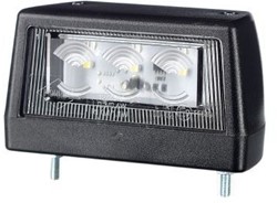 LED license plate light - Black