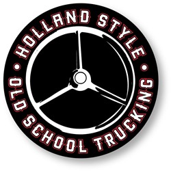 Sticker rond - Old School Trucking