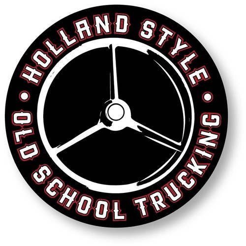 Sticker rond - Old School Trucking