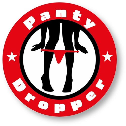 Runder Aufkleber - Panty Dropper