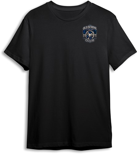 T-shirt Old School Pluche Club blau-2