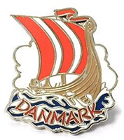 Pin Wikingerboot Dänemark