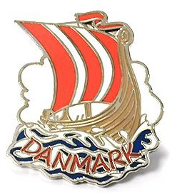 Pin Wikingerboot Dänemark