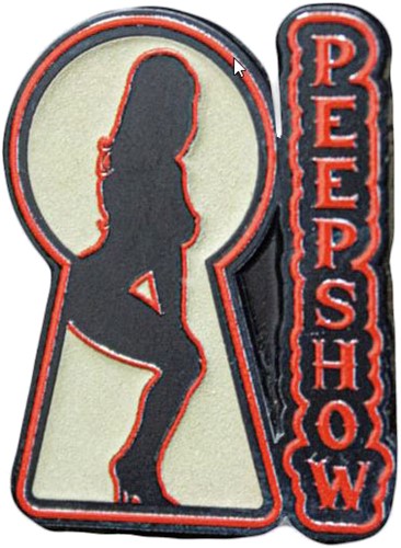 Pin Peepshow (glow in the dark)
