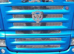 Edelstahlgrill Scania R1