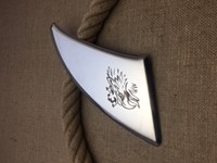 Edelstahl 3D Türgriff Eckgriffin Logo-2