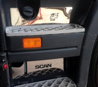 Stainless steel entry decoration with logo