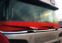 Stainless steel bottom strip wiper Scania