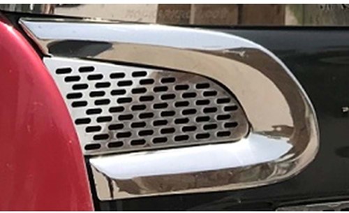 Edelstahl 3D rahmen für obere Lüftungsdüsen Scania R Serie-2