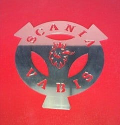 RVS Scania Vabis Embleem 15 CM