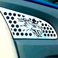 Stainless steel air grille Scania R2 / Streamline