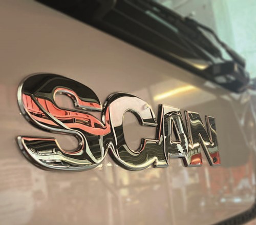 RVS 3D Scania Grill letters Next Gen S/R-2