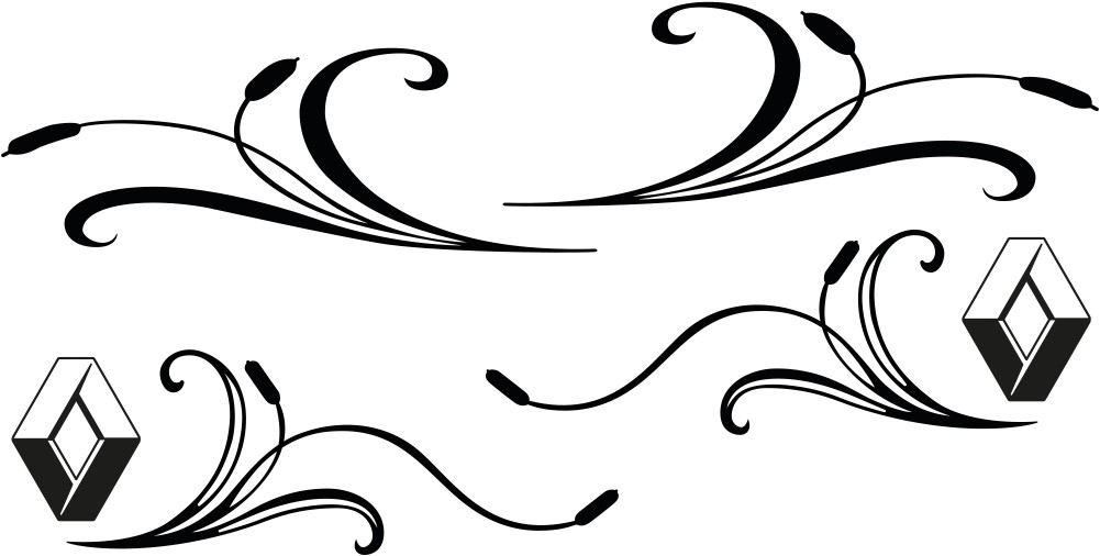 Window decoration Renault Truck Accessoires