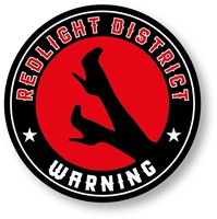 Sticker rond - Redlight District