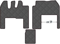 Floor mats Renault Magnum wide co-driver's seat 59 cm