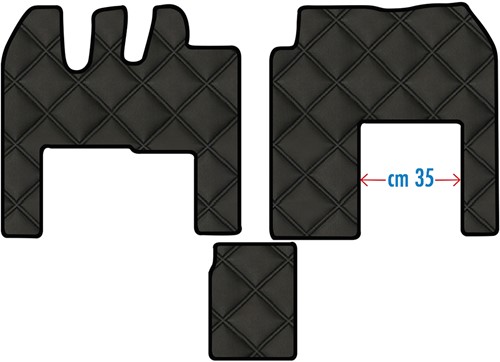 Floor mats Renault Magnum narrow co-driver's seat 35 cm
