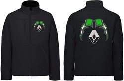 Softshell jas Renault embleem met wimpels Achterhoek